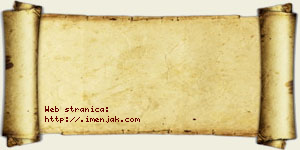 Andjelina Džaković vizit kartica